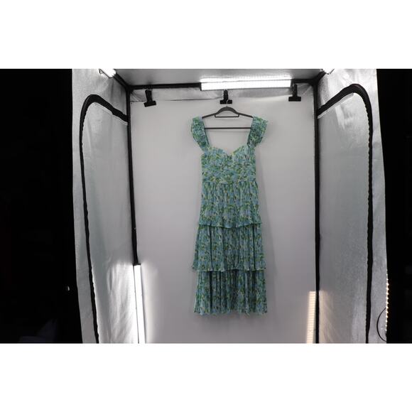 Anthropologie Rachel Parcell Corset Pleated Midi Dress - Picture 2 of 11